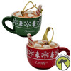 Lenox Forever Friends Hot Cocoa Mug 2 Piece Ornament Set NEW