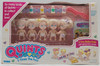 Quints 5 Tiny Baby Dolls Set With 5 Bottles 1990 Tyco No. 1551-1 New