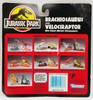 Jurassic Park Brachiosaurus & Velociraptor Die-Cast Metal Dinosaurs Cards NRFP