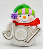 Shimmering Joy Snowman with Light Hallmark Keepsake Christmas Ornament 2022