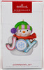 Shimmering Joy Snowman with Light Hallmark Keepsake Christmas Ornament 2022