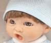 Magic Baby Boy Brunette Doll In Blue Outfit and Hat 2002 No. 10023 New