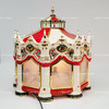 Department 56 Snow Village The Carnival Carousel Lighted Animated Building