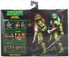 TMNT II The Secret of the Ooze Leonardo & Raphael Action Figures 2022 NECA 54239