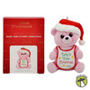 Baby's First Christmas 2021 Pink Bear Hallmark Keepsake Christmas Ornament