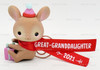 Great-Granddaughter Mouse Hallmark Keepsake Christmas Ornament 2021