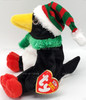 Ty Beanie Babies Toboggan the Penguin Christmas Plush 2003