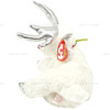 Ty Beanie Babies Sleighbelle the Reindeer White Winter Christmas Plush