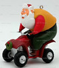 Santa's ATV Adventure Hallmark Keepsake Ornament 2012 New QXG4314