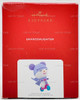 Granddaughter Snowman on Scooter Hallmark Keepsake Christmas Ornament 2021