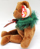 Ty Beanie Babies Hollydays the Bear with Wreath Christmas Plush 2005