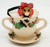 Grandmother Mouse in Sugar Bowl 2001 Hallmark Keepsake Ornament