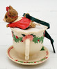 Grandmother Mouse in Sugar Bowl 2001 Hallmark Keepsake Ornament