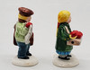 Department 56 Snow Village Girl Selling Apples and News Boy 5129-2