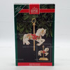 Hallmark Keepsake 1992 Tobin Fraley Carousel With Display Christmas Ornament NEW