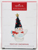 Hallmark Keepsake Christmas Ornament Festive Snowman 2023