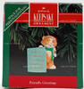 Friendly Greetings Kitty Hallmark Keepsake Ornament 1992 New QX504-1