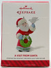 A Visit From Santa Hallmark Keepsake Ornament 2014 Santa Series QX9033 New