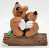 Hallmark Keepsake Ornament Our First Christmas Together Foxes 2001