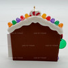 Hallmark Keepsake 2011 Sitting With Santa Candy Frame Ornament NEW