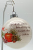 Mother and Dad 1982 Hallmark Keepsake Glass Ornament New QX222-3