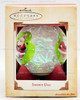 Hallmark Keepsake Ornament Snowy Day Glass Ball 2004