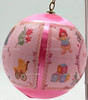 Baby's 1st Christmas Girl Pink Satin Ball Ornament Hallmark Keepsake New 1982