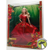 2022 Holiday Barbie Doll Barbie Signature Blonde Hair In Red Dress Mattel HBY03