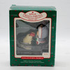 Hallmark Keepsake 1987 Frosty Friends Seal with Present Christmas Ornament NEW