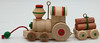 Wooden Train Hallmark Keepsake Ornament Collectors Series 1985 New QX4722