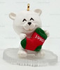 Little Bear Miniature Frosty Friends Hallmark Keepsake Ornament 1990 New XPR9723