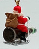 Cool Delivery Santa Coca Cola Sleigh Miniature Hallmark Keepsake Ornament 1996