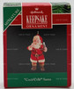 Coca-Cola Santa Miniature Hallmark Keepsake Ornament 1991 New QXM5884