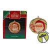 Vision of Santa Miniature Hallmark Keepsake Ornament 1991 New QXM5937