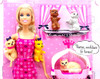 Barbie and Pets 2008 Target Exclusive Color Your World Pink P3497 NRFB