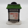 Department 56 Christmas In The City Village Welcome Sign Accessory 59609 NEW