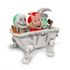 The Nightmare Before Christmas Lock, Shock & Barrel in Bathtub Interactive Plush
