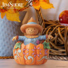 Jim Shore Heartwood Creek Harvest Pumpkin and Scarecrow Figurine