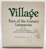 Department 56 Turn of the Century Lampposts Set of 4 Village Accessories