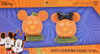 Dept 56 Disney Village Halloween Pumpkintown Mickey and Minnie Mouse Topiaries
