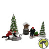 Department 56 Winter Village Accessories 5 Piece Set NEW