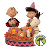 Peanuts by Jim Shore Peanuts Gang Halloween Figurine Lights Up Enesco