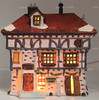 Department 56 Dickens Lane Shops Tuttle's Pub, Lodging, Livery Lighted Building