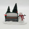 Department 56 Village Our Own Village Park Bench Customizable 2211 NEW