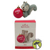 Niece 2015 Squirrel Holding Red Ball Hallmark Keepsake Ornament New QGO1299