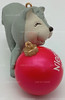 Niece 2015 Squirrel Holding Red Ball Hallmark Keepsake Ornament New QGO1299