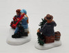 Department 56 Heritage Village Decorating With Holiday Greenery 58584 NEW