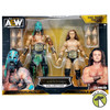AEW Unrivaled Jurassic Express Luchasaurus and Jungle Boy Figures Jazwares