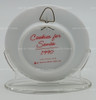 Cookies For Santa Collector's Plate Hallmark Keepsake Ornament 1990 New QX4436