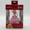 Hallmark Keepsake 2016 Pink Glitter Ball Gown Barbie Christmas Ornament NEW